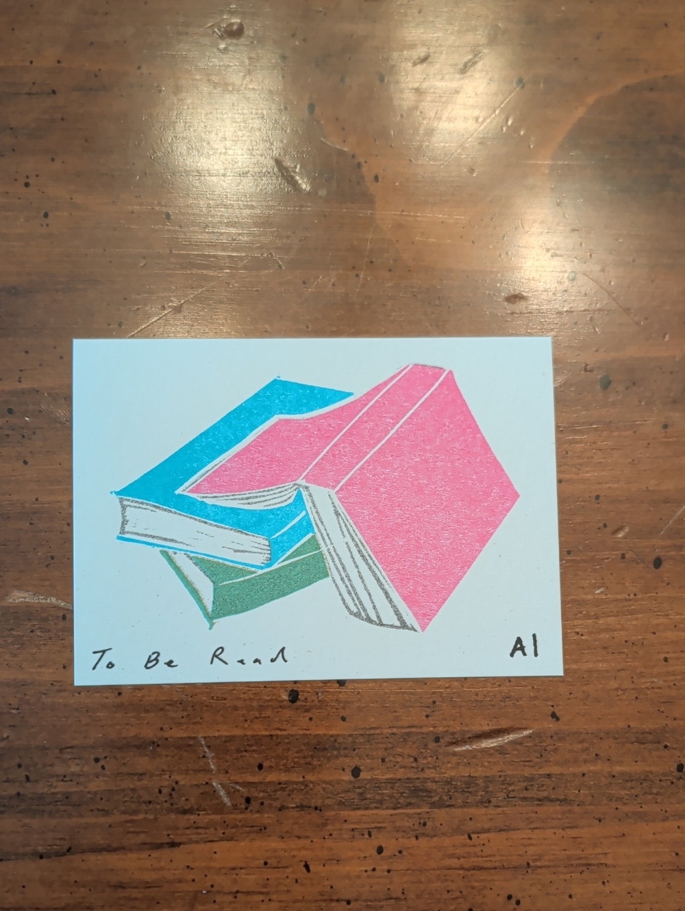 Inciardi Maine Mini Print To Be Read
